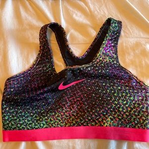 Nike swoosh sports bra L